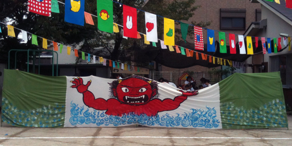 保育士の先生の力作うらじゃの鬼図