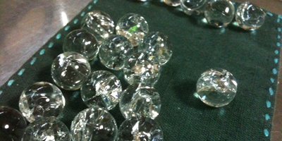 クラック入りビー玉