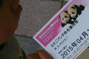 アドベンチャーワールドにやってました